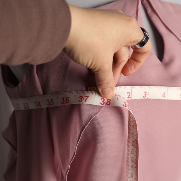 Sorella Vita 9070 Dusty Lavender Chiffon Floor Length Dress  Tag Sz10 (Sz 8) - Picture 9 of 13